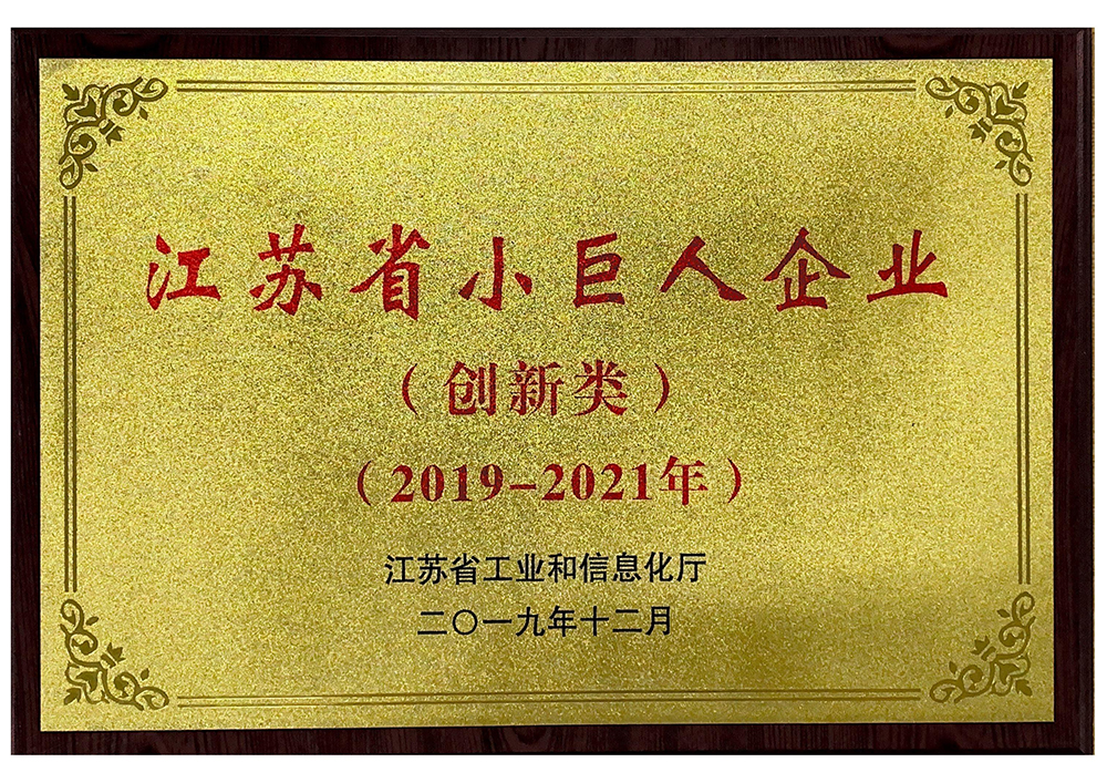 江苏省小巨人企业——奖牌